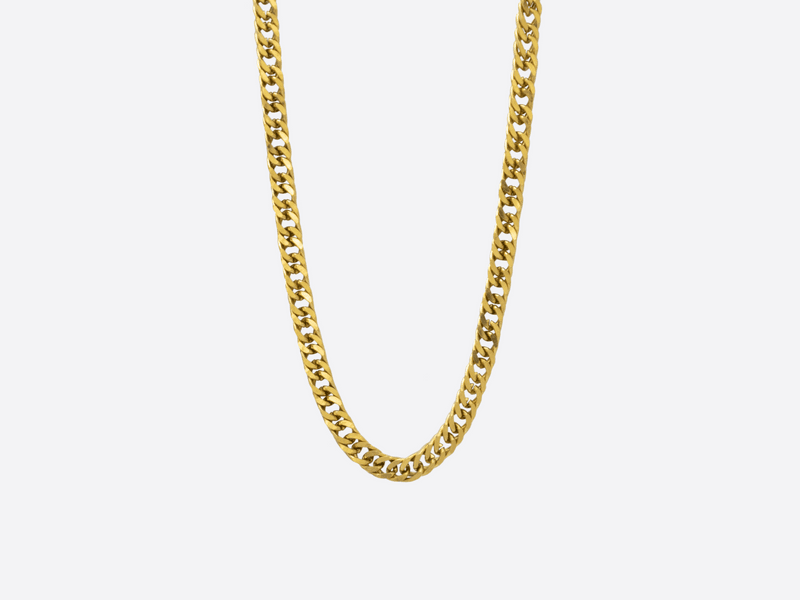 Cuban Link 24K Flat